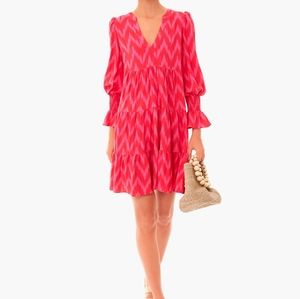 Pomander Place Hot Pink Ikat Kenzo Dress